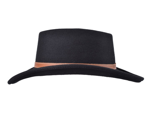 Outdoor Wool Felt Hat Merino Gambler