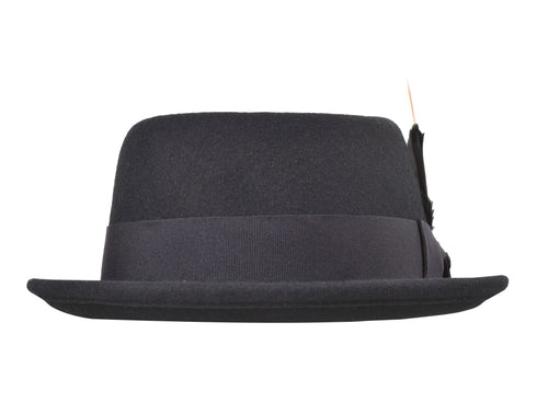 Wool Felt Classic Hat Pork Pie Stingy