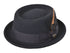 Wool Felt Classic Hat Pork Pie Stingy