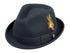 Wool Felt Fedora Hat Classic Roma Stingy