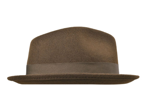 Wool Felt Fedora Hat Classic Roma Stingy