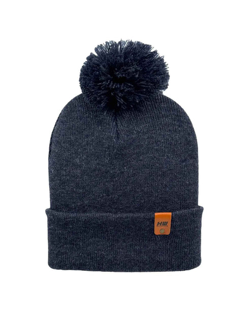 CPP1 HAAKWEAR PomPom Beanie - Made in USA - Denim Blue