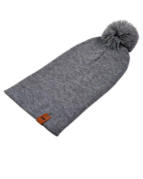 CPP1 HAAKWEAR PomPom Beanie - Made in USA - Koala Gray