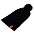 CPP1 HAAKWEAR PomPom Beanie - Made in USA - Midnight Black