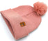 CPP1 HAAKWEAR PomPom Beanie - Made in USA - Pearl Pink