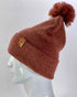 CPP1 HAAKWEAR PomPom Beanie - Made in USA - Rusty burgundy
