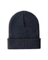 CS100 HAAKWEAR Traditional Silent Cuffed Beanie, Charcoal Black