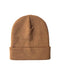 CS104 HAAKWEAR Traditional Silent Cuffed Beanie, Camel Brown