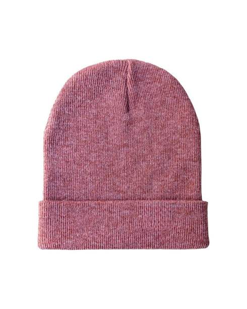CS105 HAAKWEAR Traditional Silent Cuffed Beanie, Rusty Burgundy