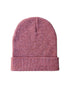 CS105 HAAKWEAR Traditional Silent Cuffed Beanie, Rusty Burgundy