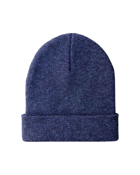 CS106 HAAKWEAR Traditional Silent Cuffed Beanie, Denim Blue