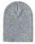 CS108 HAAKWEAR Traditional Silent Cuffed Beanie, Koala Gray