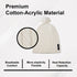 Women’s Winter Beanie Hat – Soft Knit with Pom Pom - Off White