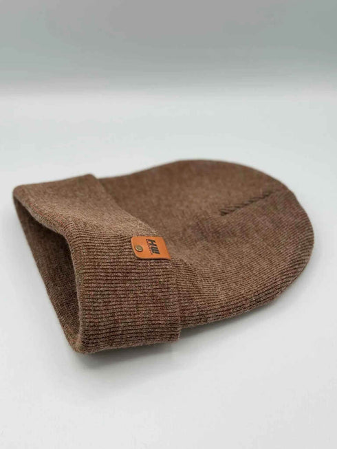 HAAKWEAR Classic Fusion Cuffed Beanie - Burgundy / Green, Made in USA