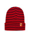 HAAKWEAR Classic RORO Cuffed Beanie / Hat - Black / Red, Made in USA