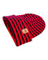 HAAKWEAR Classic RORO Cuffed Beanie / Hat - Black / Red, Made in USA