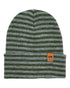 HAAKWEAR Classic RORO Cuffed Beanie / Hat - Gray / Green, Made in USA