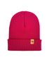 HAAKWEAR Knit Cuffed Classic Beanie / Hat - Burnt Maroon, Made in USA