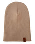 HAAKWEAR Knit Cuffed Classic Beanie / Hat - Dune Beige, Made in USA