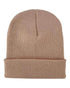 HAAKWEAR Knit Cuffed Classic Beanie / Hat - Dune Beige, Made in USA