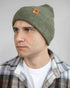 HAAKWEAR Knit Cuffed Classic Beanie / Hat - Forest Green, Made in USA