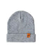 HAAKWEAR Knit Beanie - Classic Cuffed Hat in Koala Gray, Made in USA