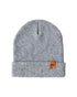 HAAKWEAR Knit Beanie - Classic Cuffed Hat in Koala Gray, Made in USA