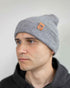 HAAKWEAR Knit Beanie - Classic Cuffed Hat in Koala Gray, Made in USA