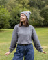 HAAKWEAR Knit Beanie - Classic Cuffed Hat in Koala Gray, Made in USA
