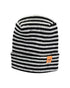 HAAKWEAR H Stitch RORO Cuffed Beanie (Patented Design) Black / Gray, Made in USA