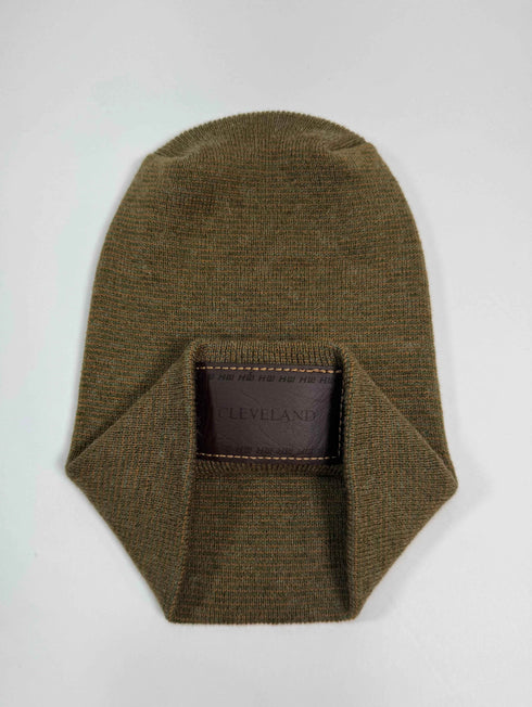 Haakwear Cleveland H Stitch Cuffed Beanie - Made in USA Hats (Limited Edition) - Brown / Green Fusion