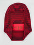 H-Stitch™ Contrast Cuffed Beanie – Black/Red | New Year 2025 Limited Edition | Made in USA