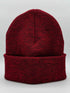 Haakwear New York Classic Fusion Cuffed Beanie / Hat, Made in USA (Limited Edition) - Black / Red Fusion