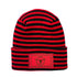 Haakwear Texas H Stitch Cuffed Beanie "We Don't Call 911"- Made in USA Hats (Limited Edition) - Black / Red RoRo