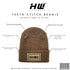 Haakwear H-Stitch Beanie Ohio, The Brown's Cookie Edition - Exclusive Christmas Hat Collection Burgundy / Green Fusion