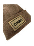 Haakwear H-Stitch Beanie Ohio, The Brown's Cookie Edition - Exclusive Christmas Hat Collection Burgundy / Green Fusion