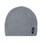 Cuffed Wool Winter Hats – Knitted Unisex Beanies for Men and Women - Grey Melange