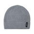 Cuffed Wool Winter Hats – Knitted Unisex Beanies for Men and Women - Grey Melange
