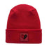 Love-Inspired H-Stitch Beanie – Scarlet Red | Limited Edition