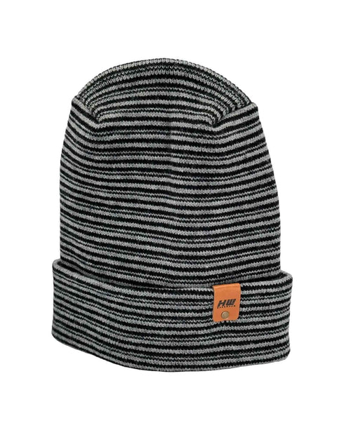 H-Stitch™ Contrast Cuffed Beanie – Black/Gray | Made in USA | Trending Ski & Snowboard Beanie