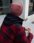 NEW HAAKWEAR H-Stitch Cuffed Beanie - Designed and Made in USA (Patented Design) - Rusty Burgundy