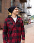 NEW HAAKWEAR H-Stitch Cuffed Beanie - Designed and Made in USA (Patented Design) - Midnight Black