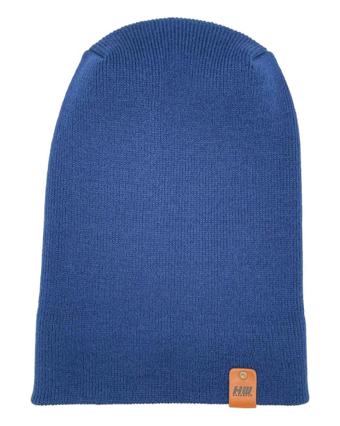 NEW HAAKWEAR H-Stitch Cuffed Beanie - Designed and Made in USA (Patented Design) - Sapphire Blue