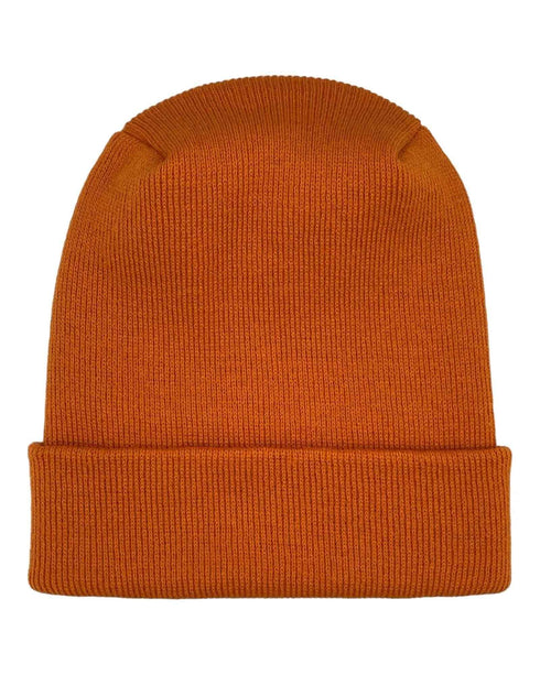 NEW HAAKWEAR H-Stitch Cuffed Beanie - Designed and Made in USA (Patented Design) - Tiger Orange