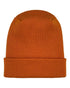 NEW HAAKWEAR H-Stitch Cuffed Beanie - Designed and Made in USA (Patented Design) - Tiger Orange