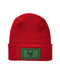 Haakwear Exclusive Christmas Reindeer H-Stitch Beanie - Limited Edition, Christmas Hat Collection, RED